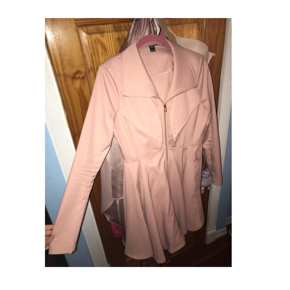 Pink Flare-Out Jacket